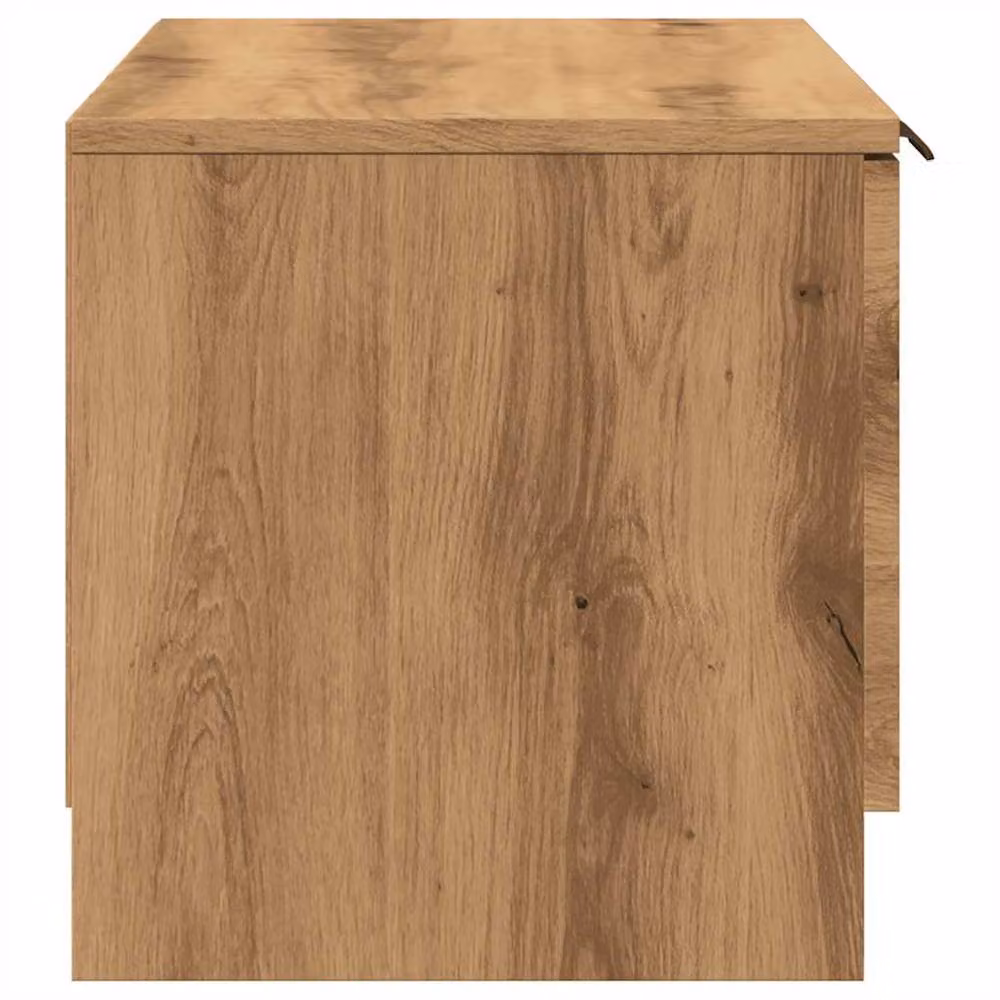Berkfield Home Artisan Oak TV Cabinet in Brown, W: 80 cm, D: 35 cm, H: 36.5 cm – 4