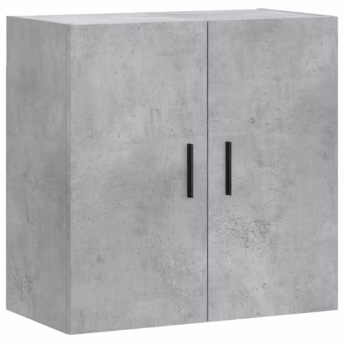 vidaXL Wall Mounted Cabinet in Concrete Grey, W/D/H: 60 x 31 x 60 cm – 1
