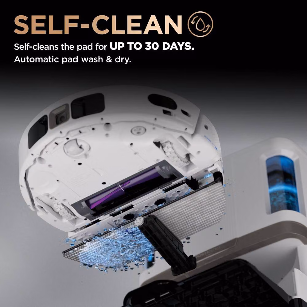 Shark PowerDetect NeverTouch Pro 2 in 1 Robot Vacuum and Mop RV2800ZEUK in White – 7