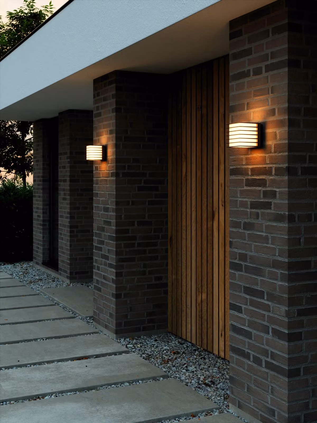 Nordlux Fluctus Modern Square Outdoor Wall Light, Black Metal, E27, IP44 – 3