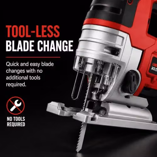 Lumberjack Professional Variable Speed Pendulum Jigsaw 750W Red – 3