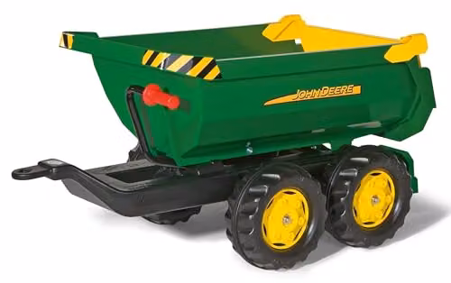 Rolly Toys John Deere Half-Pipe Trailer, Green, W/D/H: 122 x 43 x 45 cm