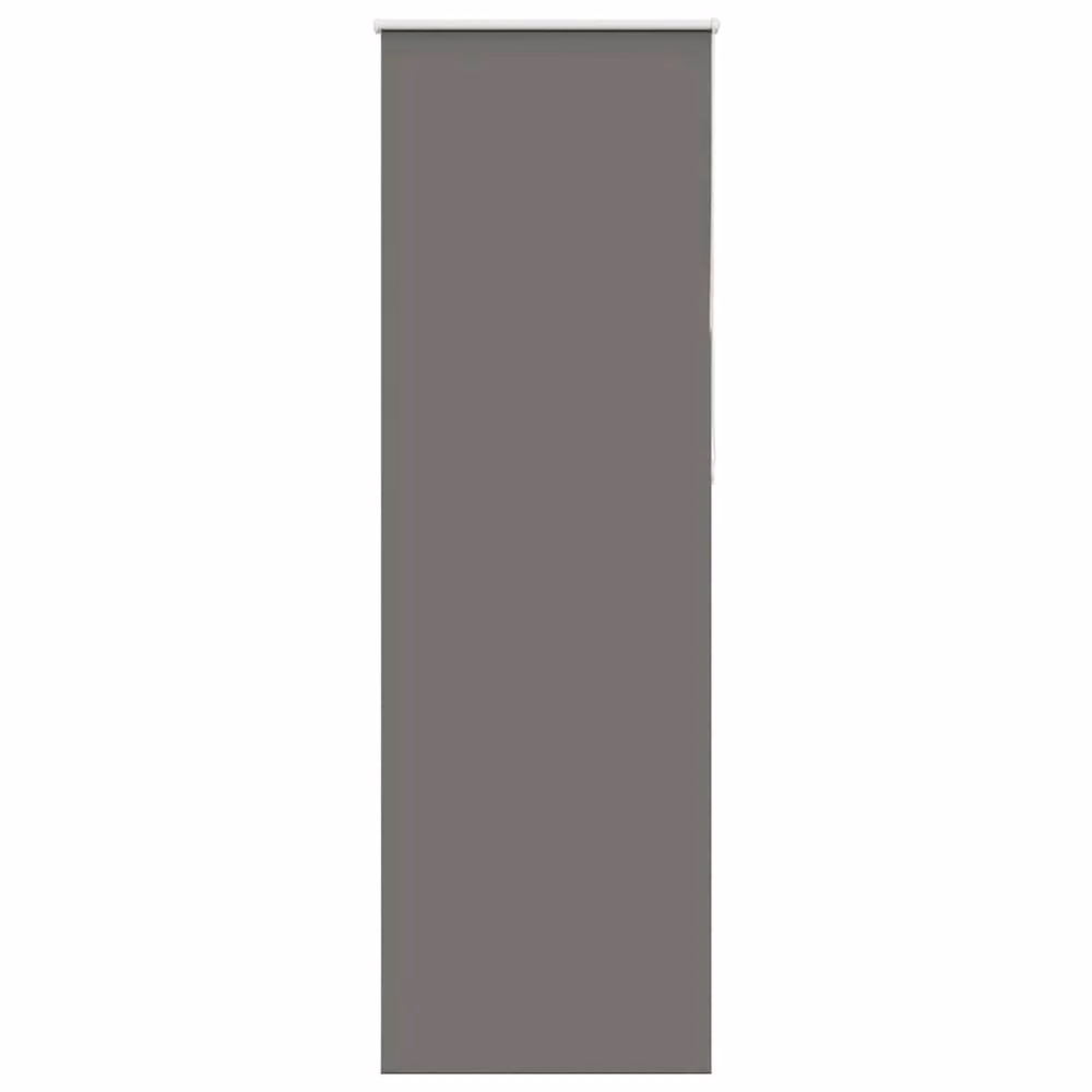 Berkfield Home Grey Blackout Roller Blind, Thermal Insulating Polyester, W: 85 cm, H: 210 cm – 1