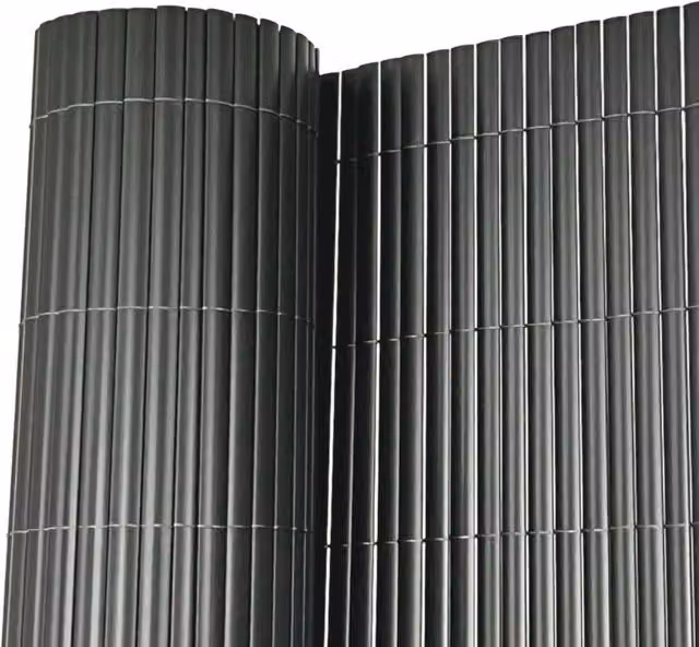 EONLION Grey PVC Outdoor Garden Fencing Mat, Height: 100 cm, Length: 300 cm