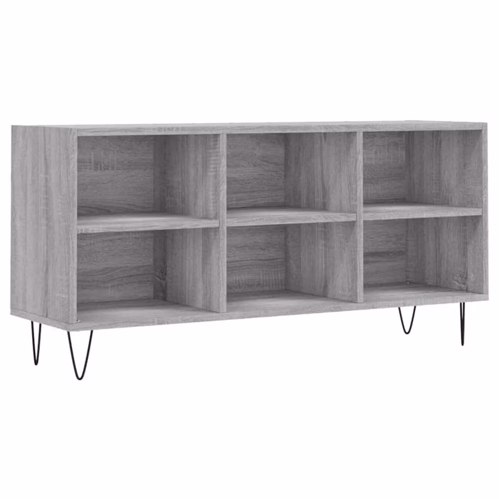 Berkfield Home Grey Sonoma TV Cabinet W: 103.5 cm, D: 30 cm, H: 50 cm – 3