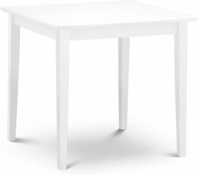 Cheshire Premium Rufford Extendable Rectangular Dining Table in White – 1