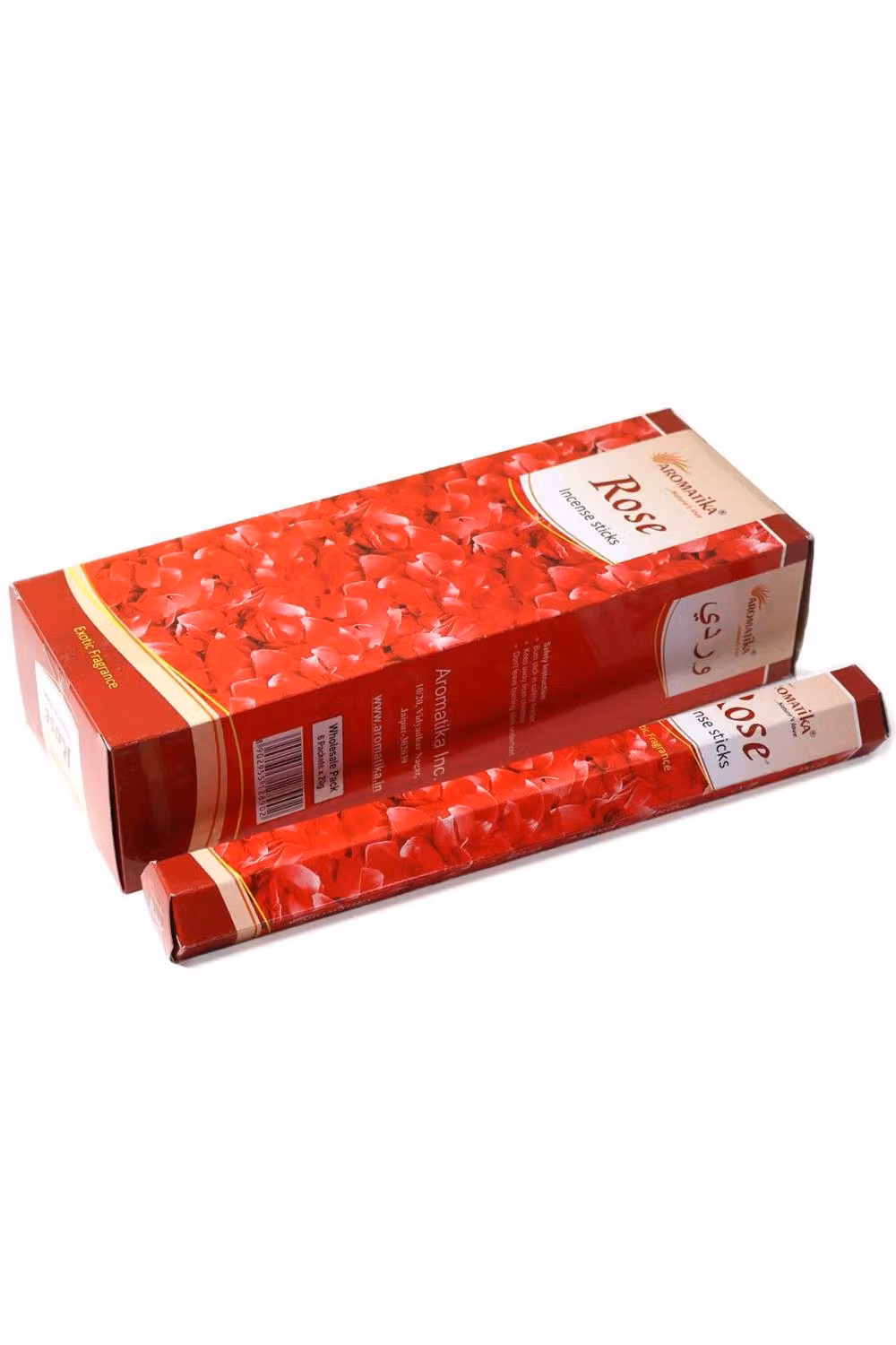 KDMD Aromatika Rose Hexagonal Charcoal-Free Incense Sticks for Relaxation and Meditation in Brown – 2