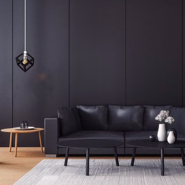 ValueLights Eschor Black Metal Retro Cube Design Ceiling Pendant Shade, Width: 16.0 cm – 1
