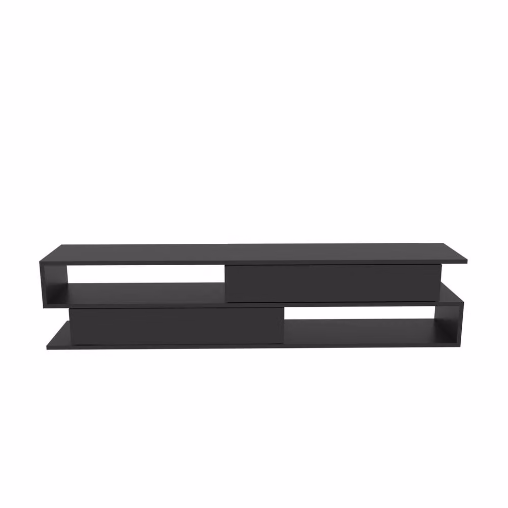 Decorotika Cortez Modern TV Unit in Anthracite Grey – 2