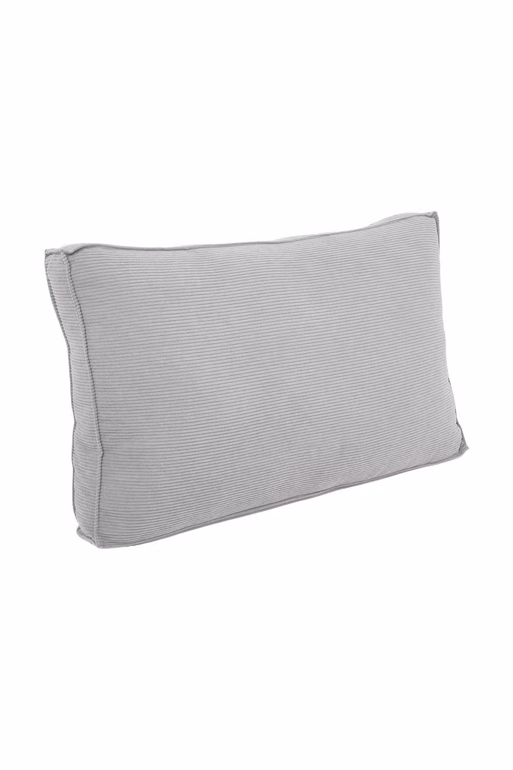 Living and Home Soft Corduroy Bedside Reading Headboard Pillow in Light Grey, Small – 5