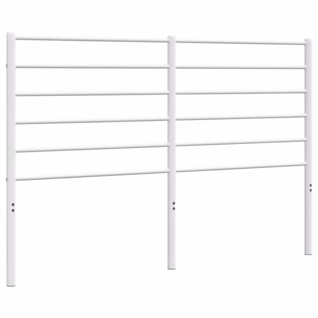 Berkfield Home Classic Metal Headboard in White, 160 cm – 1