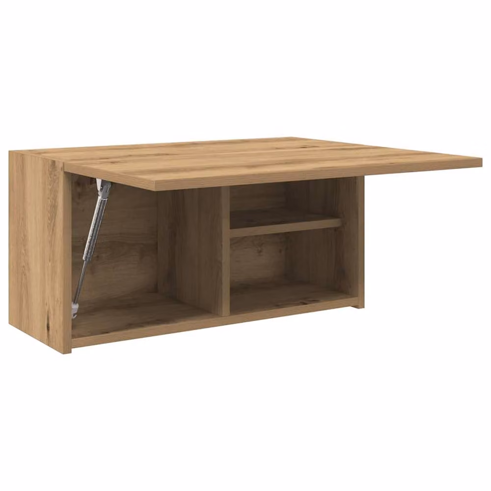 Berkfield Home Artisan Oak Decorative Bathroom Wall Cabinet with Glass Doors, Brown, W/D/H: 60 x 25 x 30 cm – 3