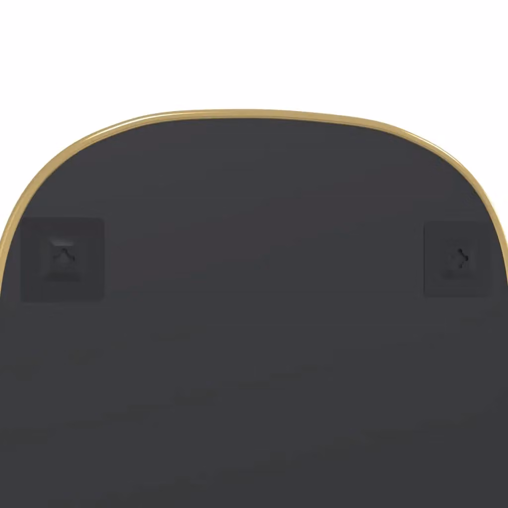 Berkfield Home Minimalist Rectangular Wall Mirror in Gold, W: 70 cm, H: 45 cm – 2