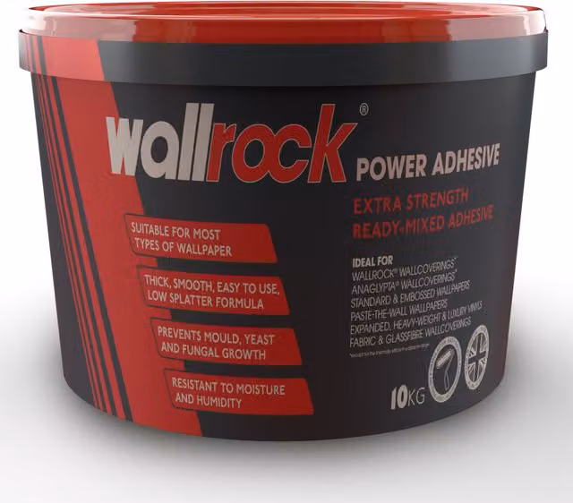 Wallrock Ready Mixed White Paper Adhesive 45 cm