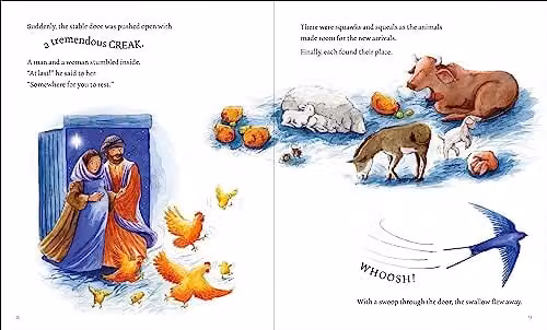 The Christmas Swallow by Lion Children's Books, Multicolour Paper Book – 2