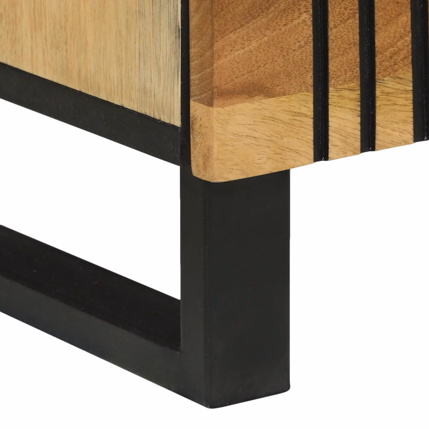 Berkfield Home Solid Mango Wood Bedside Cabinet, Brown, W: 50 cm, D: 33 cm, H: 60 cm – 7
