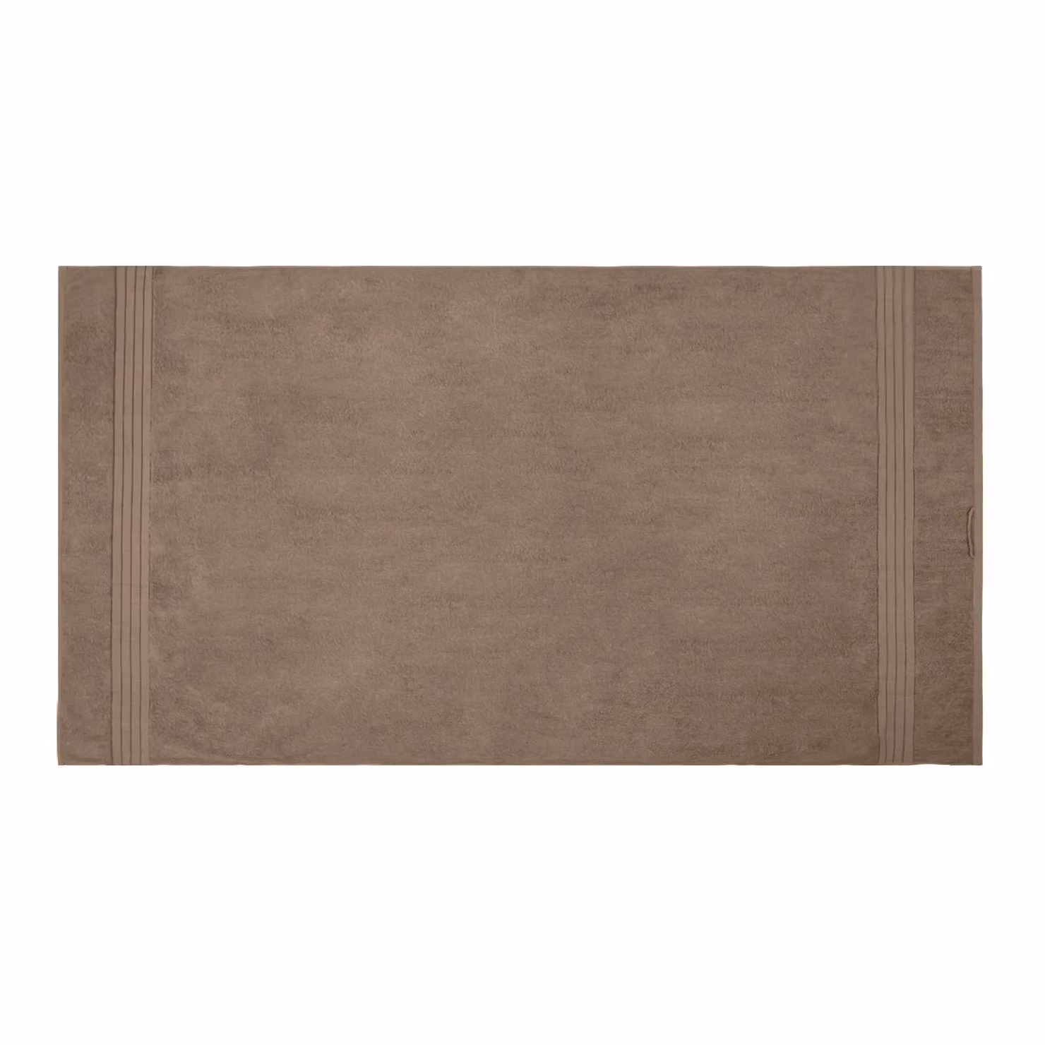 OHS 10 Pack of Fluffy 100% Cotton Bath Sheets in Light Beige – 2
