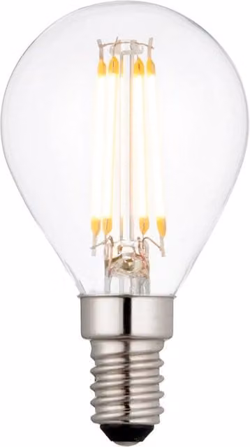 Loops 4W E14 LED Vintage Filament Golf Bulb in Warm White