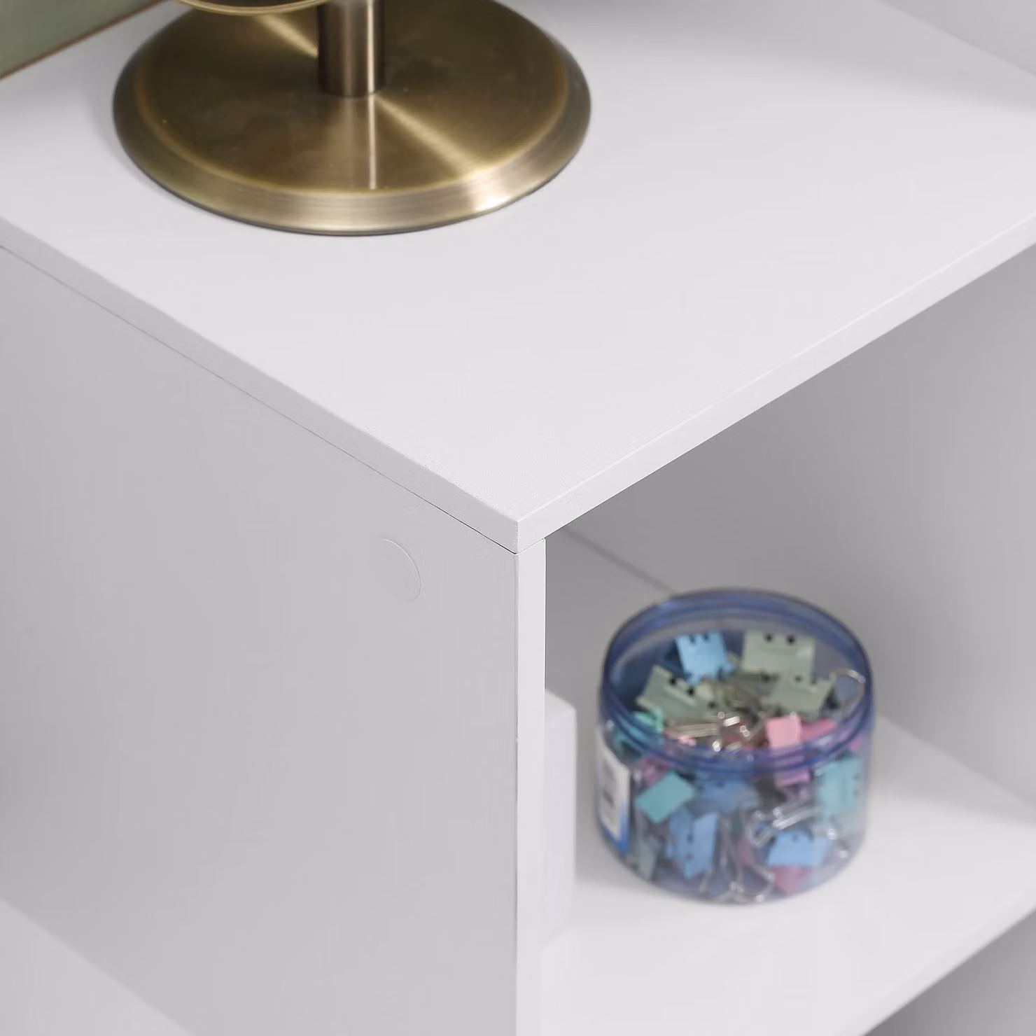 HOMCOM 3-Tier 6 Cube Shelving Unit in White – 4