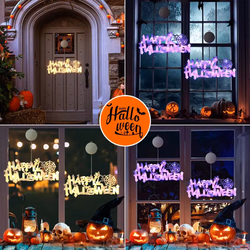 Leaper Halloween Luminous Letter Light Board Decoration, White – 2