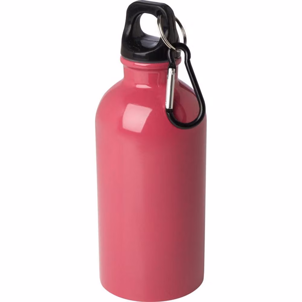 Floso Stainless Steel Single Wall 400ml Water Bottle in Pink – 3