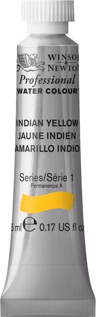 Winsor and Newton Professional Indian Yellow Watercolour Paint, 5ml