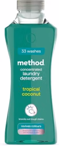 Method Laundry Liquid, 1.06 l, Green, White or Petrol