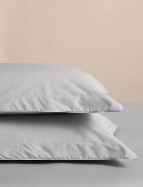 M&S 2 Pack Egyptian Cotton Oxford Pillowcases in Grey