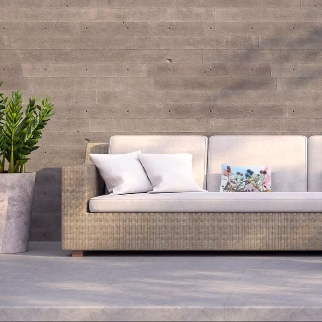 Benjamin Tate Design LTD Reaching For The Sky Blue Floral Outdoor Cushion
