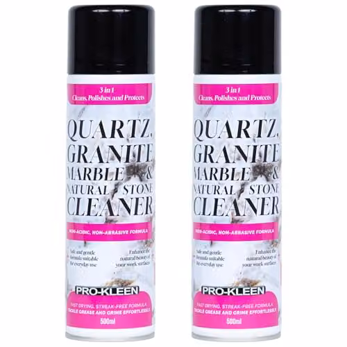 ProKleen Quartz, Granite, Marble and Natural Stone Cleaner, 2 x 500ml – 6
