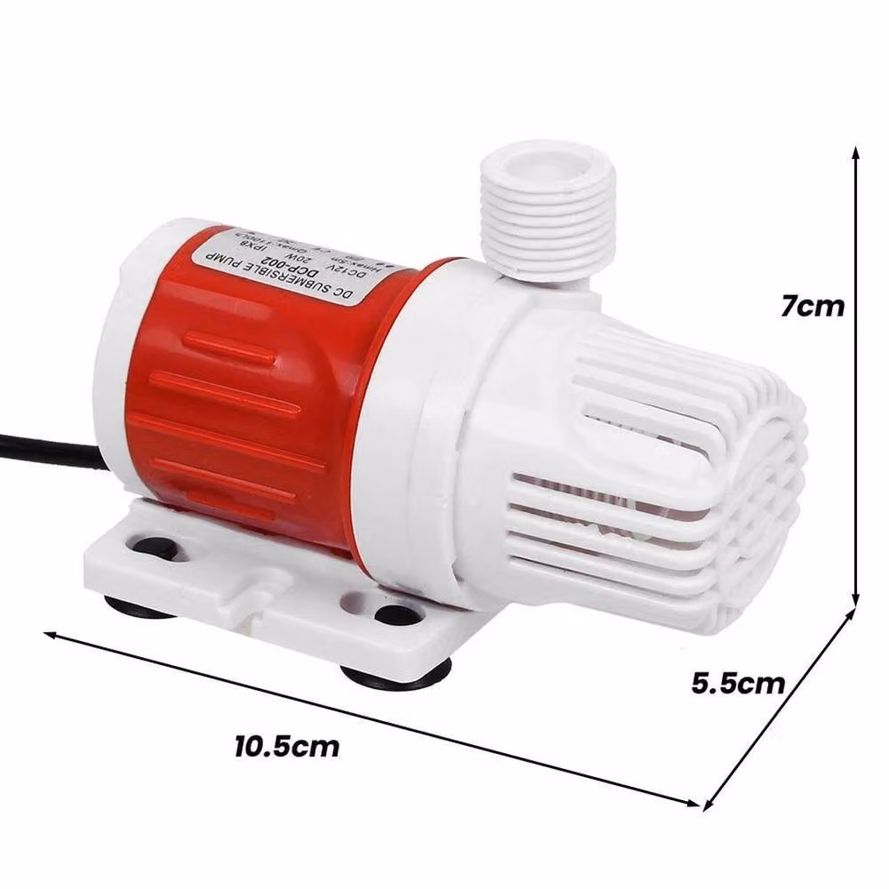 NESTLUNE 12V 1100L/H Submersible Water Pump Fountain for Fish Tanks, White – 2