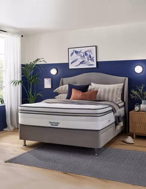 Silentnight UltraGel 2000 Boxtop Hybrid Mattress, White, W: 120 cm, D: 200 cm