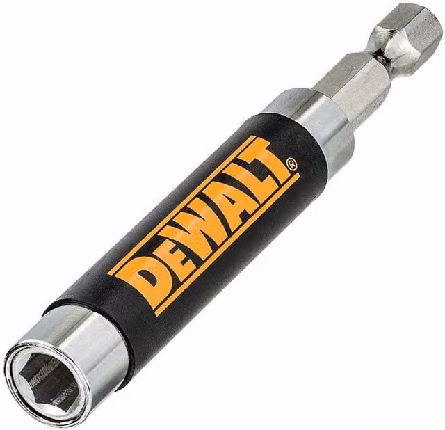 DeWalt Stainless Steel Magnetic Bit Holder in Black