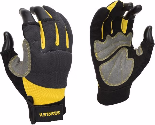Stanley SY650 Framer Performance Leather Gloves, Large, Multicolour
