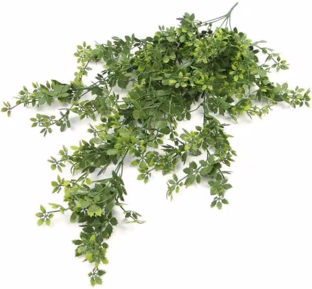 Forest Foliage Green Artificial Hanging Plant, UV and Fire Resistant, H 81 cm x W 10 cm