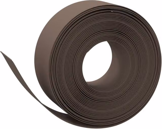 Berkfield Home Durable Polyethylene Garden Edgings, 2 Pack, Brown, 10 m x 20 cm – 1