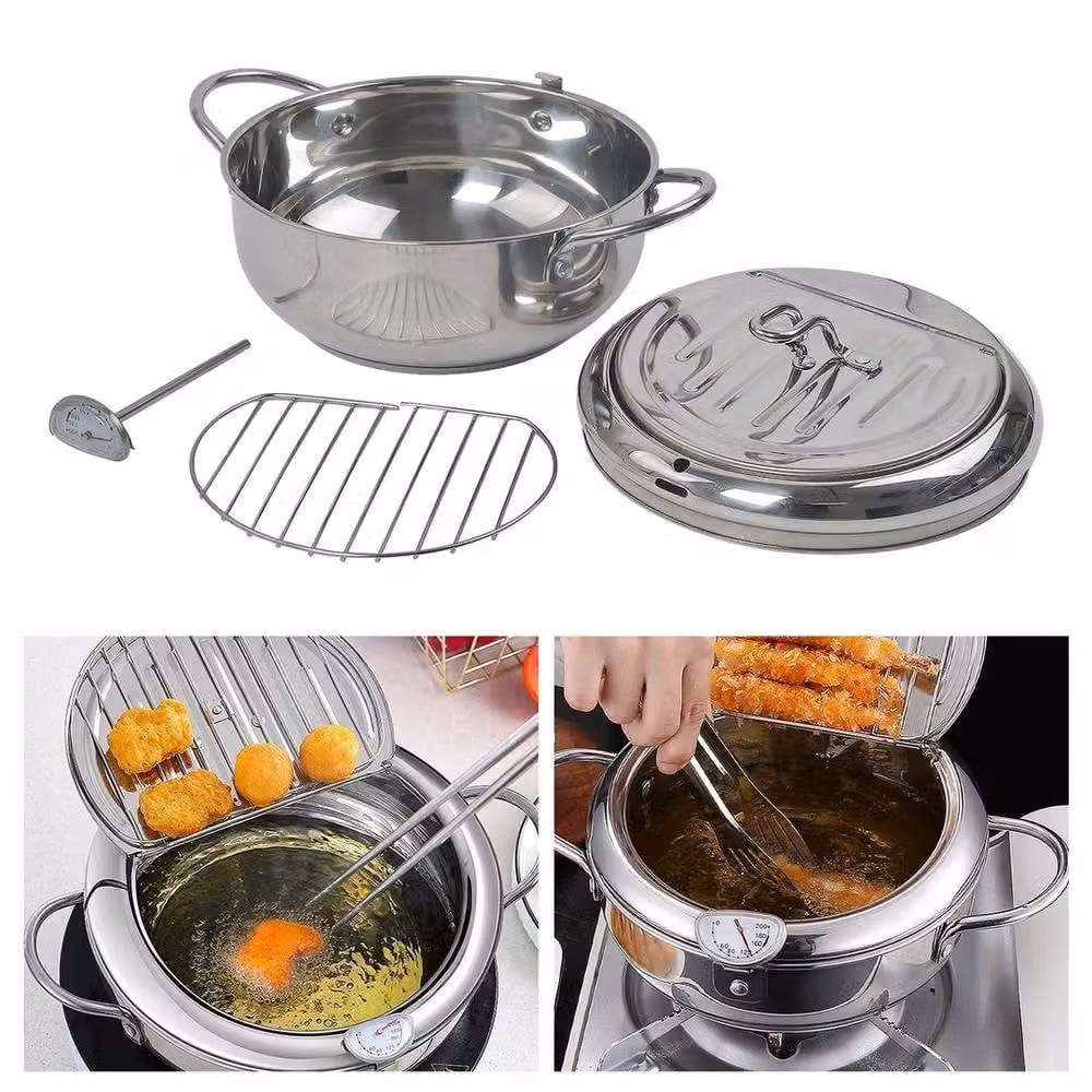 PAWNORA 2.2L Chip Deep Fat Fryer in Silver – 4