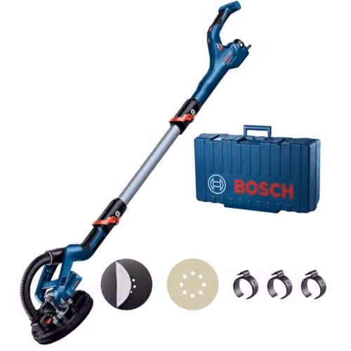Bosch GTR 55-225 Blue Drywall Sander with Extension Pole 240v Mains Powered – 1