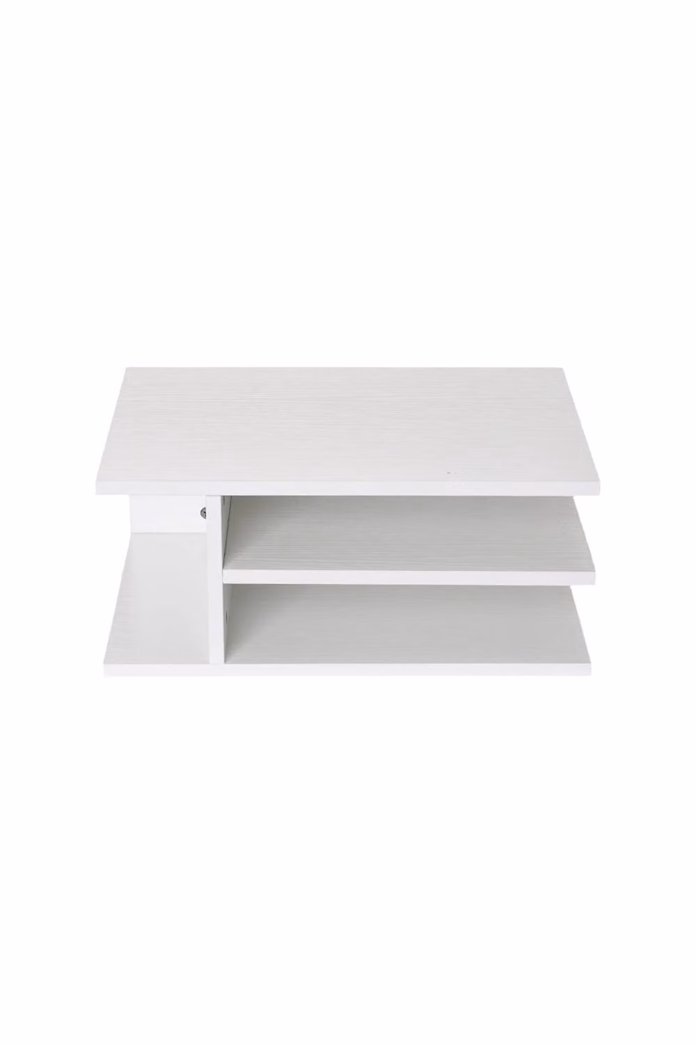 Living and Home 3-Tier Desktop Printer Stand Organiser in White – 3