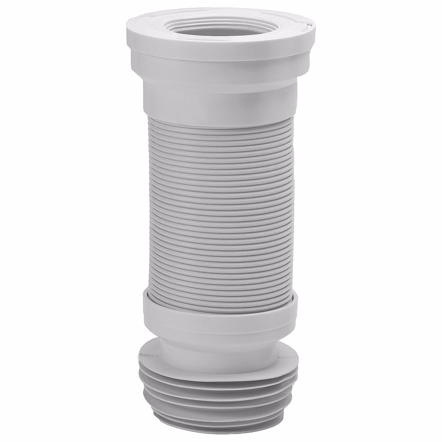 Wirquin Flexible Toilet Pan Waste Connector 300 – 640mm, White Plastic