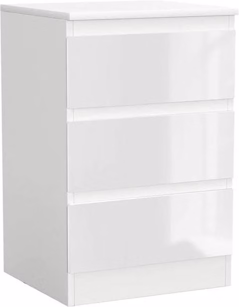 PAWNORA Modern White Bedroom Chest Cabinet – 1