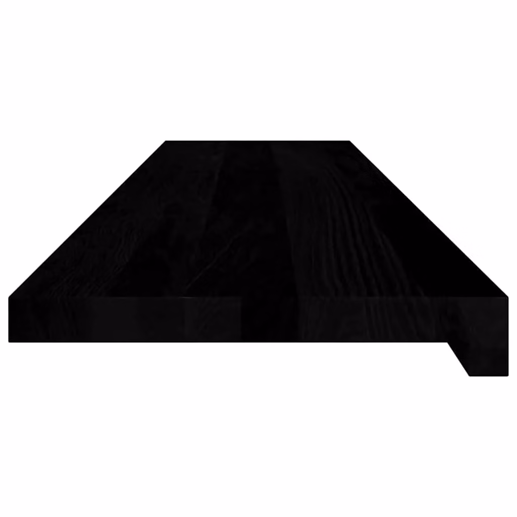 Berkfield Home Solid Oak Wood Window Sills, 2 Pack, Dark Brown, W: 110 cm, D: 25 cm, H: 2 cm – 5