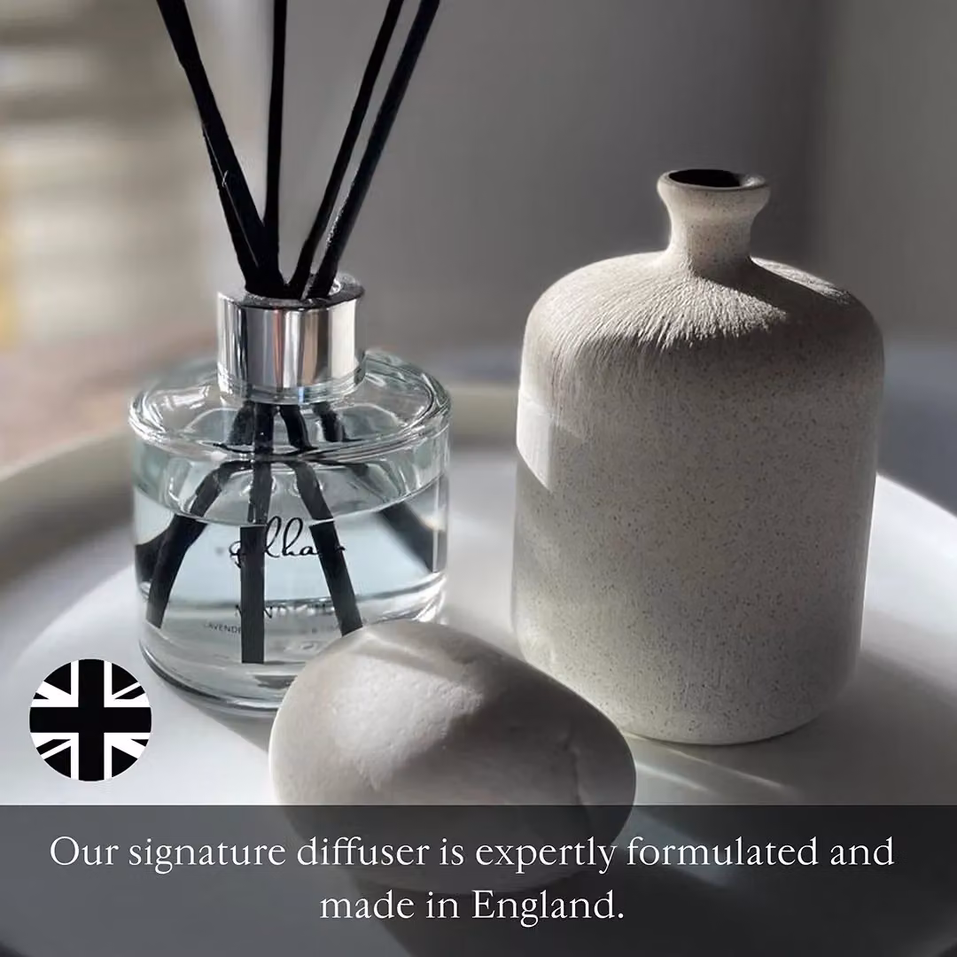 xgilham Floral Scented Reed Diffuser, 115ml, Transparent Glass – 5