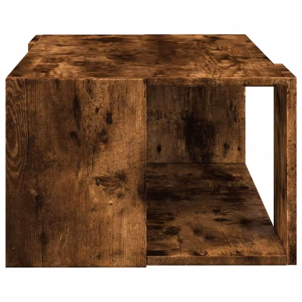 Berkfield Home Decorative Coffee Table in Smoked Oak Brown, W/D/H: 89.5 x 48 x 30 cm – 4