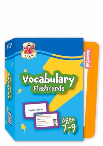 CGP Vocabulary Flashcards for Ages 7-9 Multicolour Paper Flashcards – 1