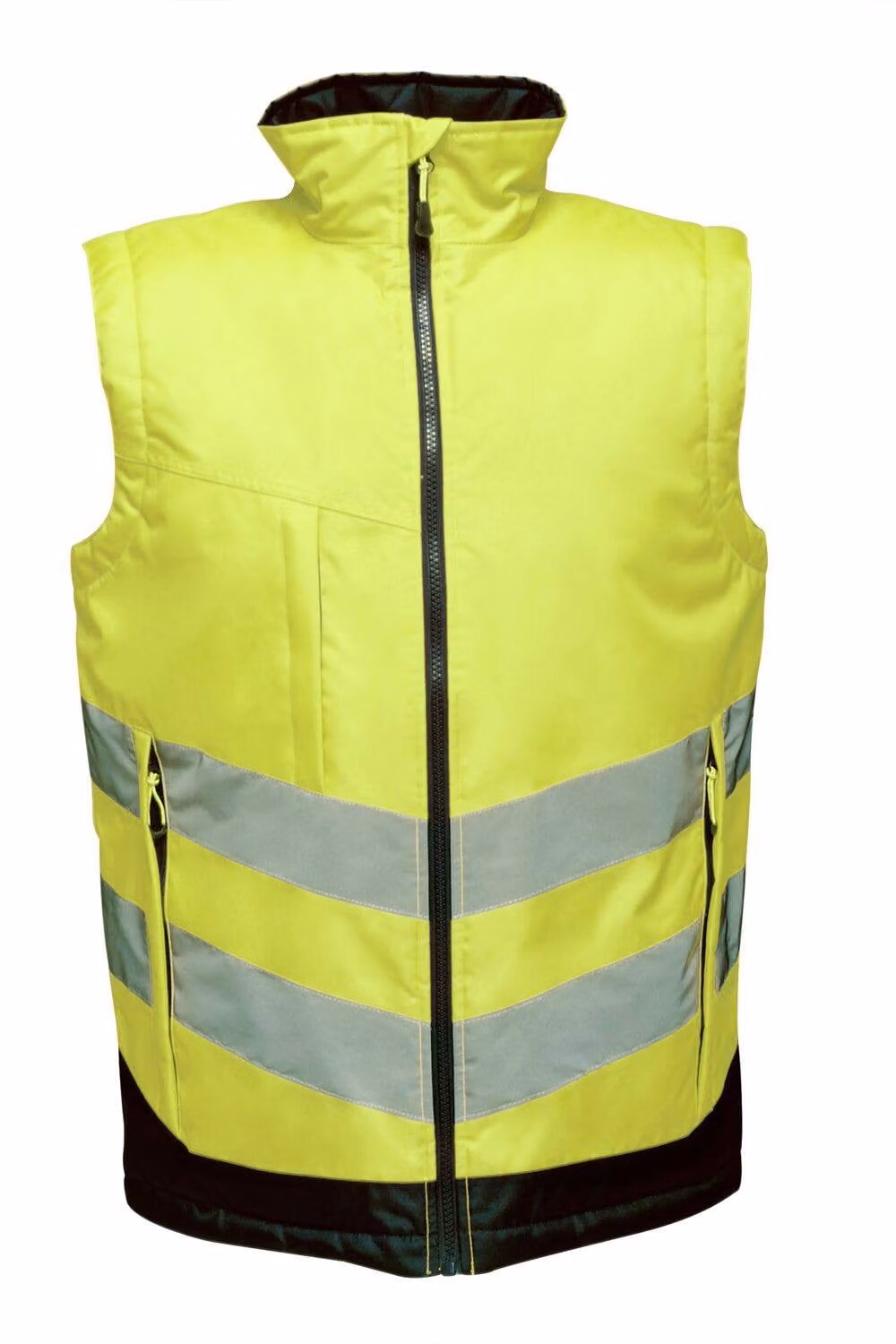 Regatta Men's Hi-Vis Yellow Insulated Reflective Vest, Size: XXXL