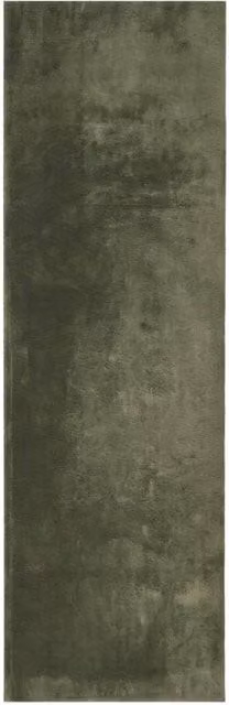 Berkfield Home HUARTE Short Pile Washable Rug, Forest Green, W: 80 cm, L: 250 cm – 1