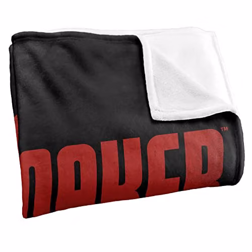 Warner Brothers Peacemaker Super Soft Fleece Throw Blanket, White, W/D/H: 152 x 127 cm – 2