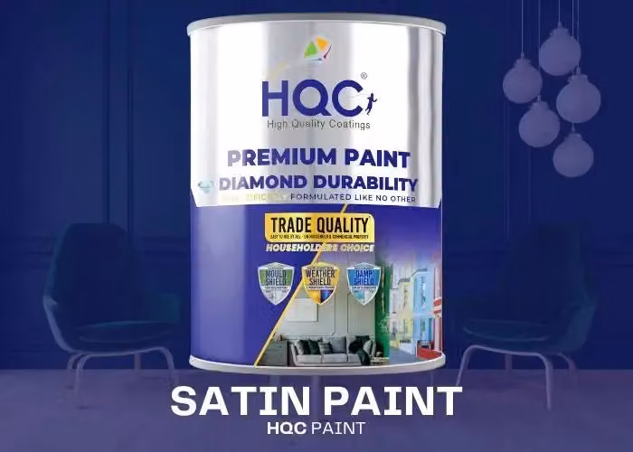HQC Paints Satin Wood and Wall Paint in Black, 1 Litre – 5