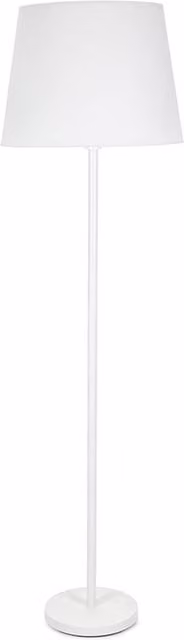 ValueLights Charlie Classic White Metal Floor Lamp